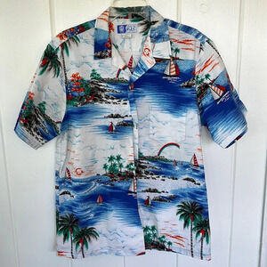 Styled by RJC - L, Hawaiian shirt, vintage